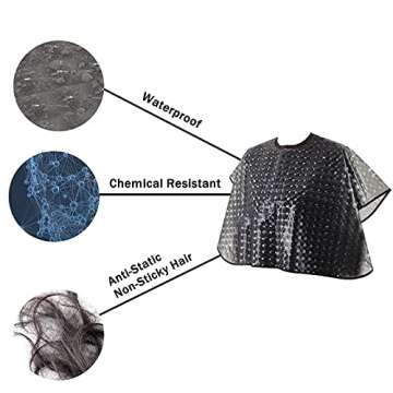 YELEGAI Waterproof Hair Dye Cape for All Ages and Styles