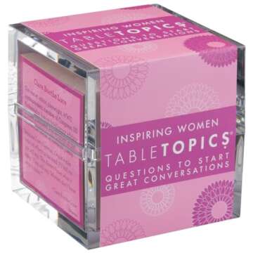 TableTopics Inspiring Women - 135 Conversation Cards with Inspirational Quotes and Questions for Dis...