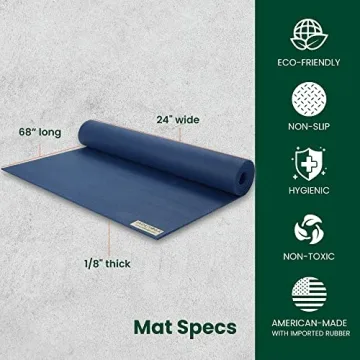 JadeYoga Travel Yoga Mat - Lightweight & Portable Yoga Mat