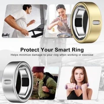 Vigamen 8 Pack Oura Ring Covers Comfortable and Stylish