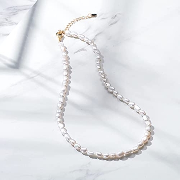 Elegant Pearl Choker Necklace for Women - Handmade Vintage Jewelry