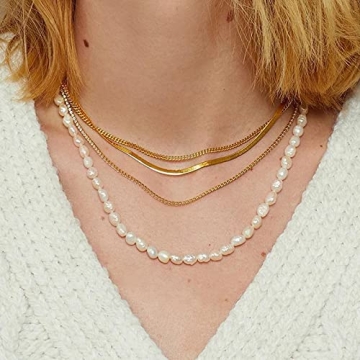 Elegant Pearl Choker Necklace for Women - Handmade Vintage Jewelry