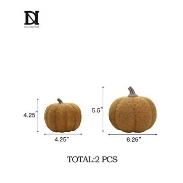 Wool Pumpkin Set - Perfect for Fall & Thanksgiving Decor