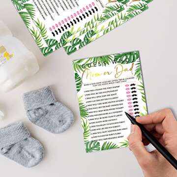 ISOVF Woodland Baby Shower Games - Gender Reveal Fun