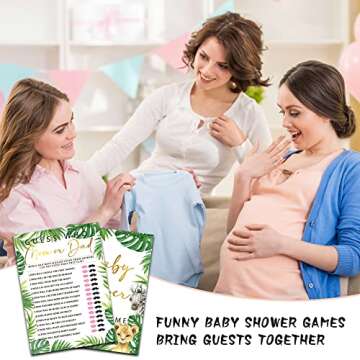 ISOVF Woodland Baby Shower Games - Gender Reveal Fun