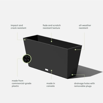 Stylish Veradek Midori Trough Planter for Any Space