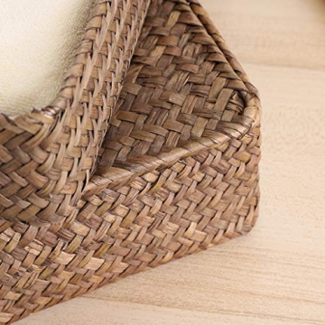 Hipiwe Natural Seagrass Storage Baskets Set of 2