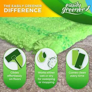 Eco-Friendly Microfiber Mop Pads for Swiffer Sweeper