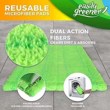 Eco-Friendly Microfiber Mop Pads for Swiffer Sweeper