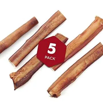 Best Bully Sticks - Premium 6 Inch Thick Chews for Dogs