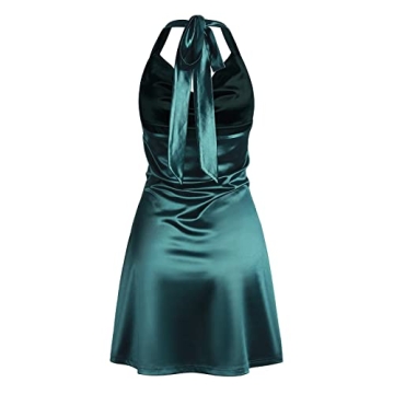 Shop ZAFUL Halterneck Satin Mini Dress for Any Occasion