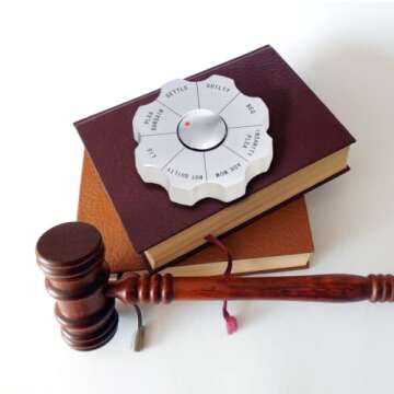 Bey-Berk Legal Paper Weight Decision Maker, Lawyer Gift, Law School Graduation Gift, Gift for Judge,...