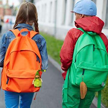 Hotop 360 Pcs Key Chains Bulk for Crafts Including 90 Keychain Rings, 90 Open Jump Rings Connectors, 180 Small Screw Eye Pins Hooks for DIY Keychain Supplies(25 mm,Mixed Color)