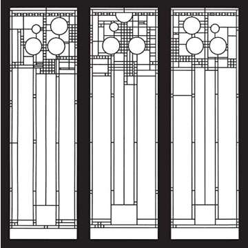 Frank Lloyd Wright Window Designs Stained Glass Coloring Book (Dover Design Coloring Books)