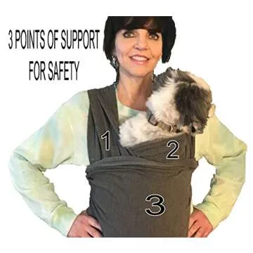Puppy Pouch Pet Carrier Sling for Easy Hands-Free Carrying