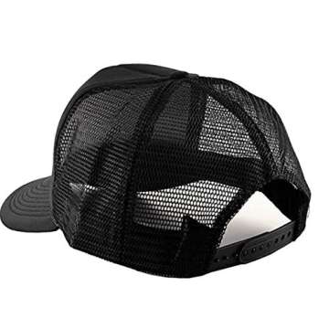 ALLNTRENDS Adult Trucker Hat Genuine Made in USA Pink Embroidered Cotton Vacation Baseball Cap Adjustable Summer Mesh Back (Brown)