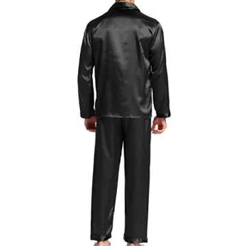 Men's Satin Pajamas Set for Comfort and Style