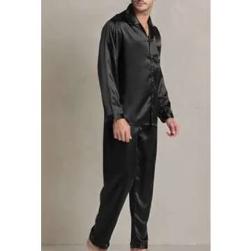 Men's Satin Pajamas Set for Comfort and Style