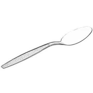 Heavyweight Plastic Tea Spoons - 300 Pack for All Occasions