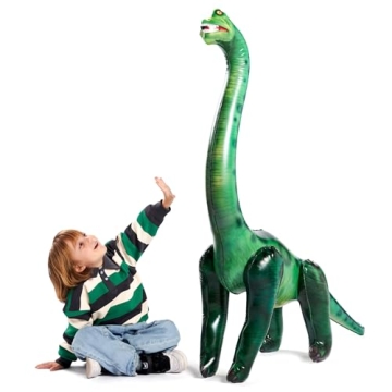 JOYIN 51" Brachiosaurus Inflatable Dinosaur Toy - Perfect for Parties, Gifts, All Ages