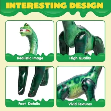JOYIN 51" Brachiosaurus Inflatable Toy for Parties