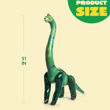 JOYIN 51" Brachiosaurus Inflatable Toy for Parties
