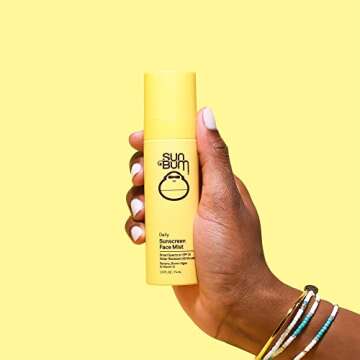 Sun Bum Skin Care SPF 30 Daily Sunscreen Face Mist | Vegan and Hawaii 104 Act Compliant (Octinoxate & Oxybenzone Free) Broad Spectrum UVA/UVB Facial Sunscreen Spray with Vitamin E | 2.5 oz