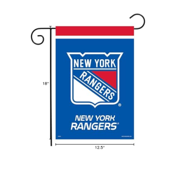 Durable New York Rangers Garden Flag for Ultimate Fans