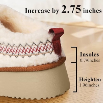 Comfortable NATRAKI Women's Fleece Lined Slippers