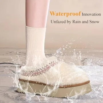 Comfortable NATRAKI Women's Fleece Lined Slippers