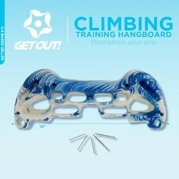Get Out! Hangboard Rock Climbing Fingerboard for Strength Training