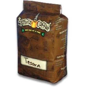 Philz Coffee Tesora Blend Coffee, Medium Roast, 16 Ounces
