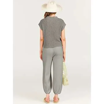 Comfortable ANRABESS Two Piece Knit Outfit for Women