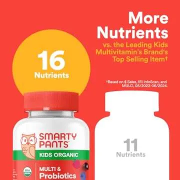 Smartypants Organic Kids Complete Multivitamin Gummies, 120 ct