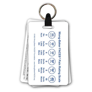 Scrubs and Stuff LLC 5 Card Pediatric Keychain Badge Pocket Card Reference Set for Nurse Medic