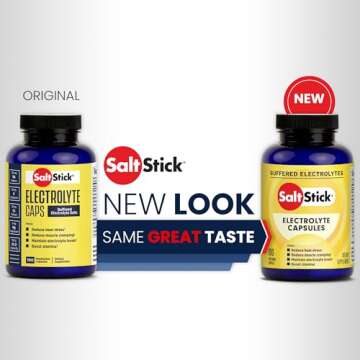 SaltStick Electrolyte Capsules with Vitamin D | Salt Pills with Electrolytes for Running, Endurance Sports Nutrition, Running Supplements | 100 Count Electrolyte Pills