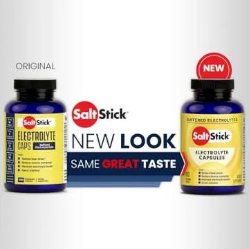 SaltStick Electrolyte Capsules with Vitamin D | Salt Pills with Electrolytes for Running, Endurance Sports Nutrition, Running Supplements | 100 Count Electrolyte Pills