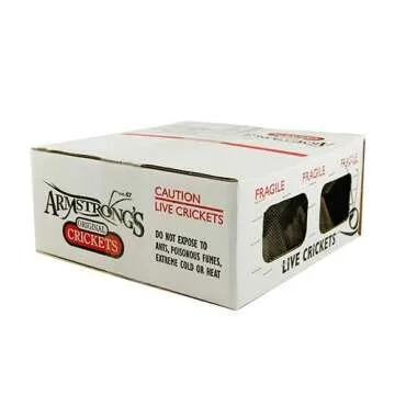 1000 Count Live Crickets: Premium Quality for Reptiles