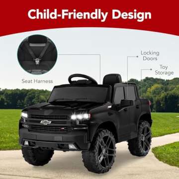 Chevrolet Silverado Ride On Truck - Electric Car Toy
