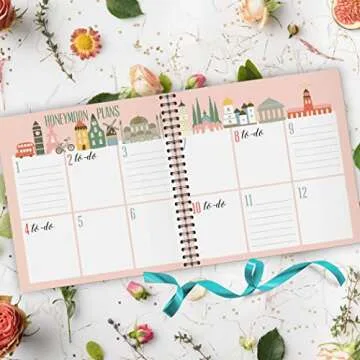 Honeymoon Get Away - Travel Journal for Newlyweds - Vow Renewal Gift - First Trip Together - Memory ...