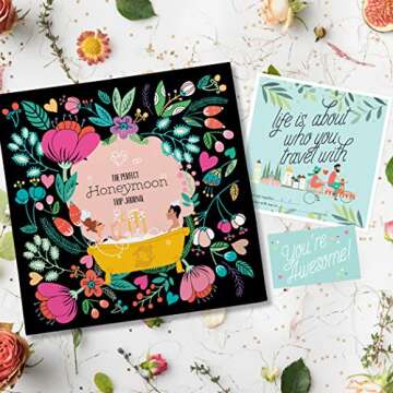 Honeymoon Get Away - Travel Journal for Newlyweds - Vow Renewal Gift -First Trip Together - Memory Book to Save the Happy Adventures of the New Husband and Wife - Just Married Wedding - Gift for Her