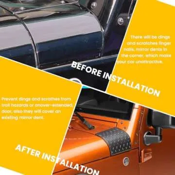 Body Armor Cowl Guards for Jeep Wrangler JK JKU 2007-2018