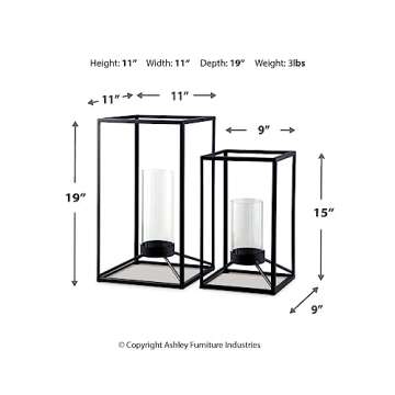 Signature Design Candle Lanterns for Indoor and Outdoor Use