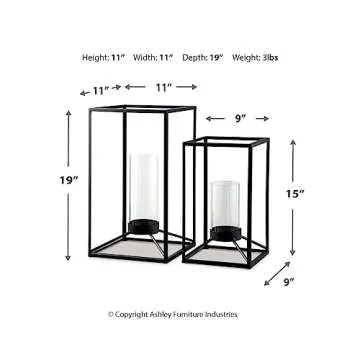 Signature Design Candle Lanterns for Indoor and Outdoor Use