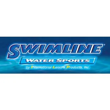 SWIMLINE HYDROTOOLS Pool Pole Accessories Hand Leaf Skimmer Net For Pools & Spas | Integrated Pool Pole & Pool Net | Wide Pool Skimmer Net | 1FT Integrated Aluminum Handle | Easy Pool Cleaning