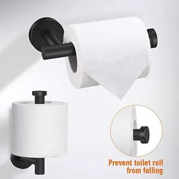 Stylish 5-Piece Bathroom Hardware Set - Durable & Modern