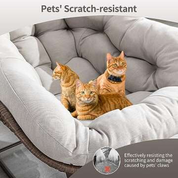 Oversized Papasan Rocking Chair for Comfort in Any Space