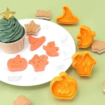 Halloween Cookie Cutter Set - Fun 4 Piece Set for Kids