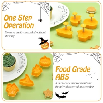 Halloween Cookie Cutter Set - Fun 4 Piece Set for Kids