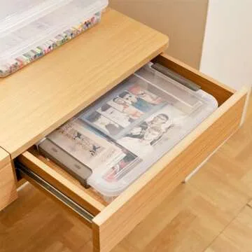 Citylife Clear Storage Bins: Durable, Stackable & Portable